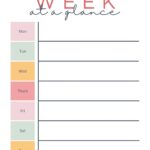 Free And Customizable Weekly Planner Templates Canva