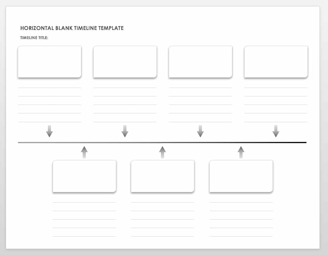 Free Blank Timeline Templates Smartsheet Worksheets Library