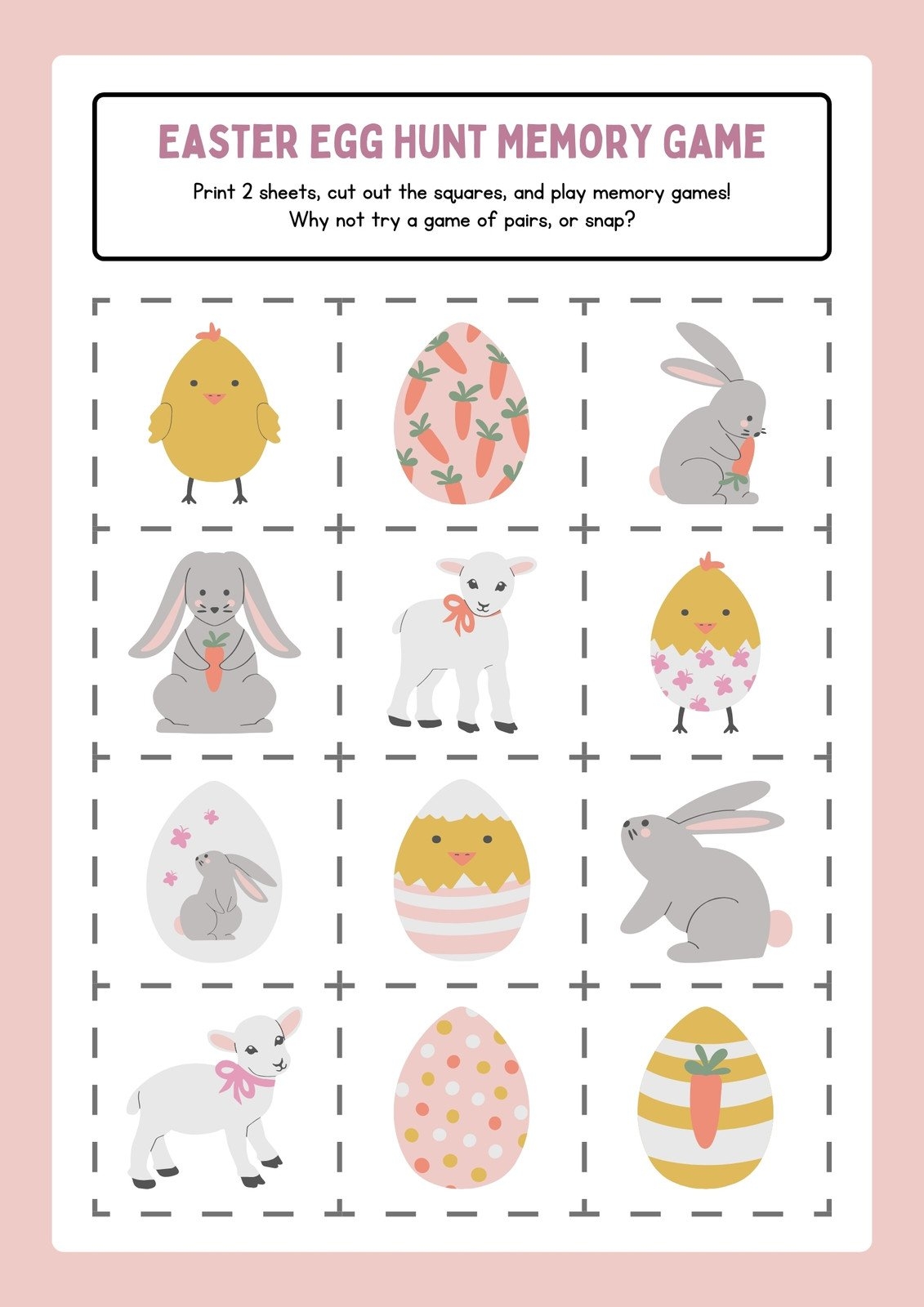 Free Printable Preschool Easter Worksheets