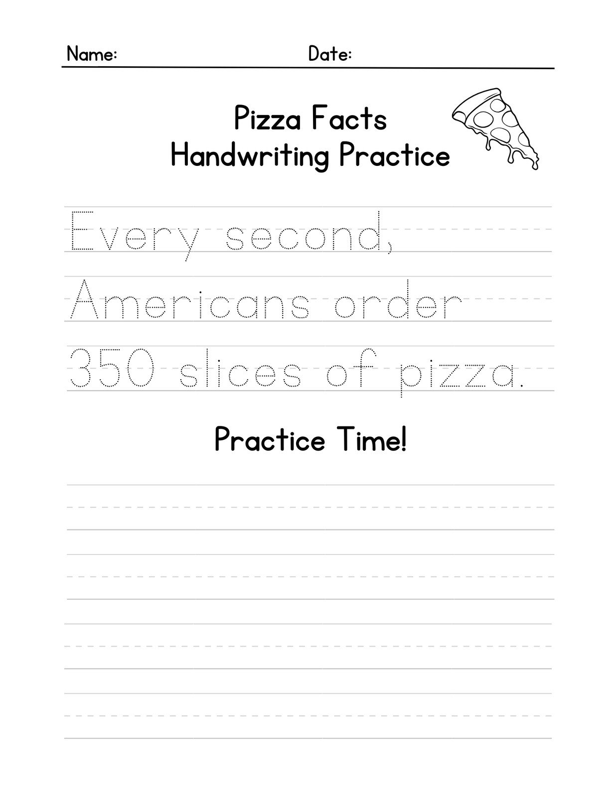 Free Printable Handwriting Worksheet Generator