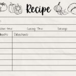 Free Custom Printable Recipe Card Templates Online Canva