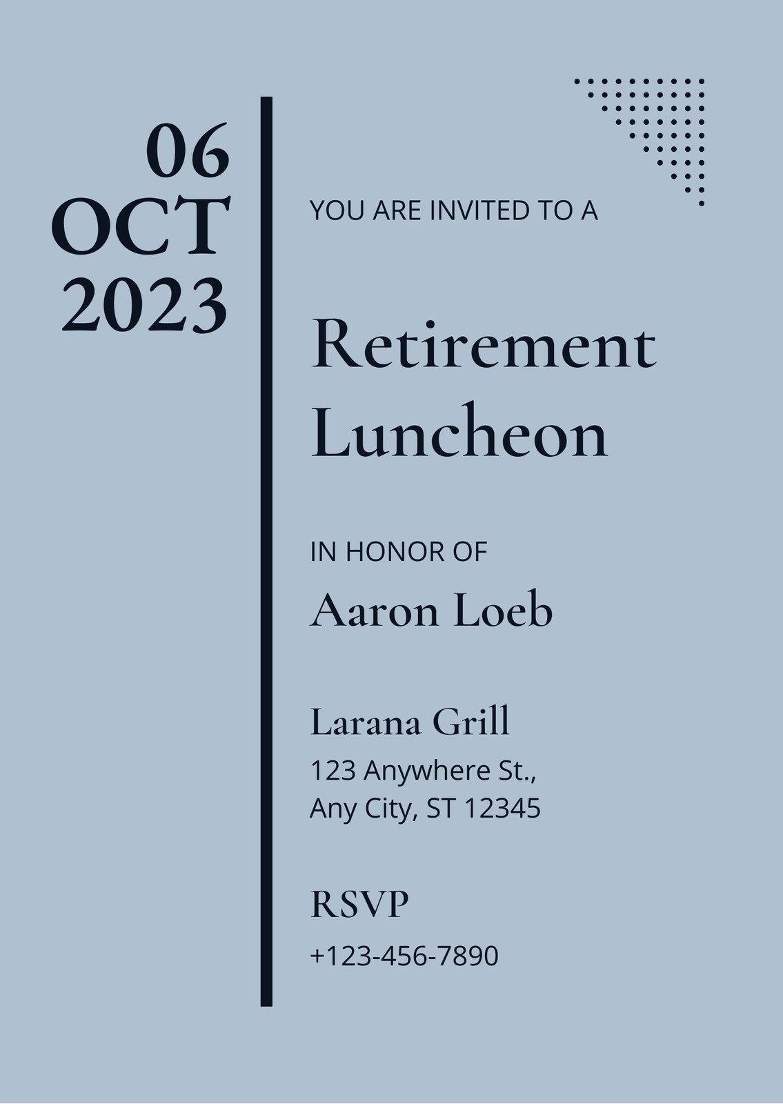 Free Custom Printable Retirement Party Invitation Templates Canva