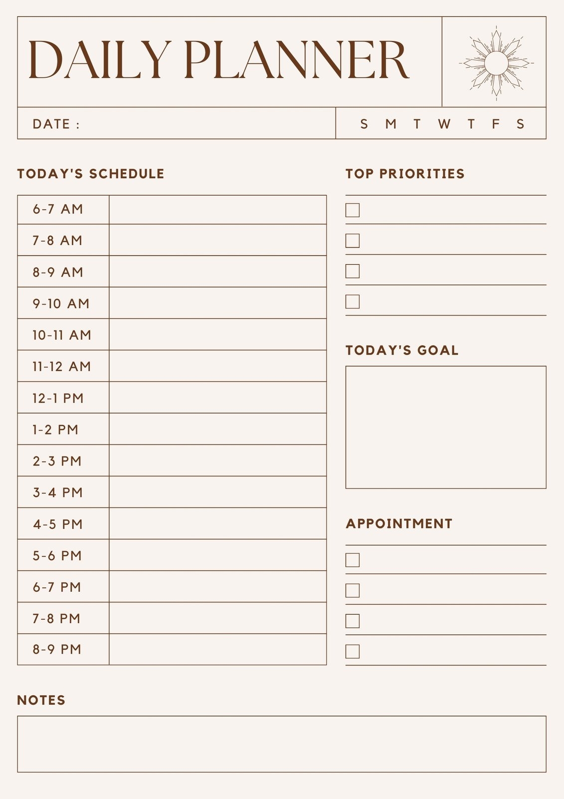 Free Daily Planner Templates To Customize Canva Free Daily Planner Templates To Customize Canva