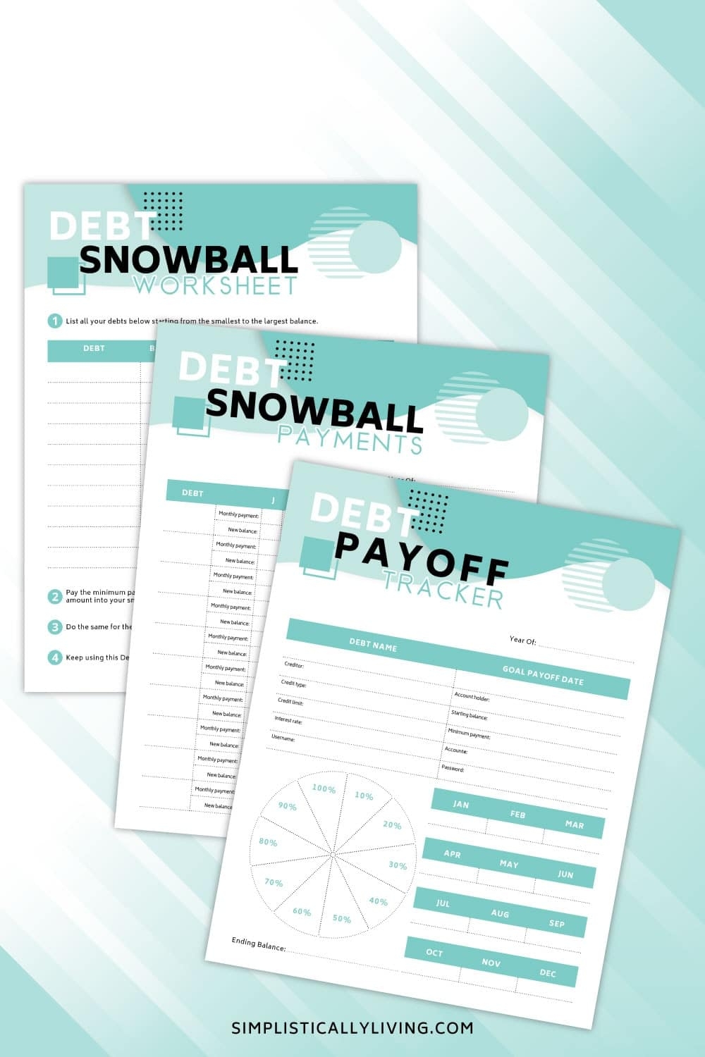 Debt Snowball Worksheet Free Printable