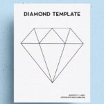 Free Diamond Template U0026 Outline Printable Sheets Crazy Laura