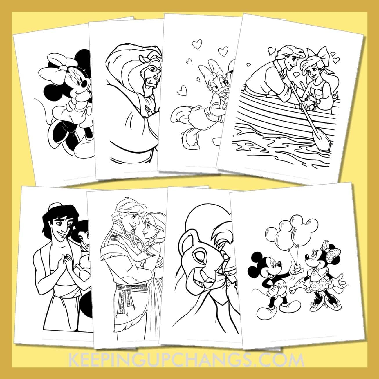 Free Printable Coloring Sheets Disney