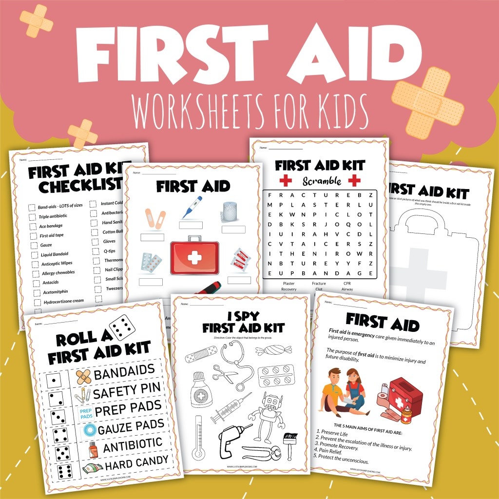 Printable First Aid Worksheets