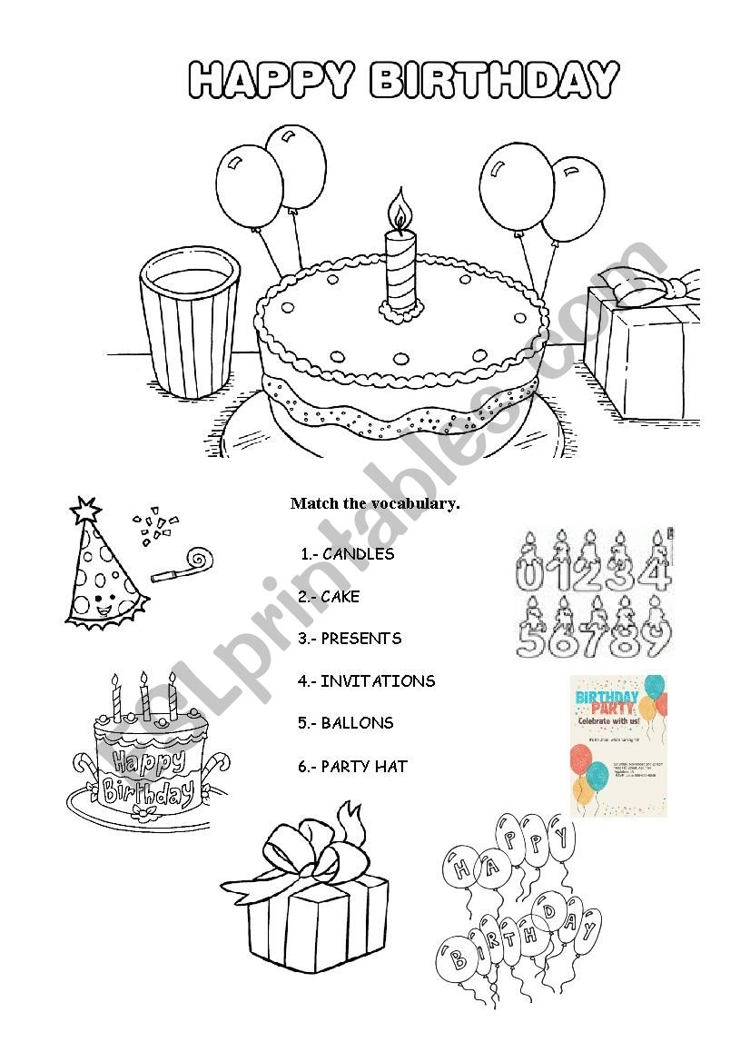 Free Happy Birthday Worksheet Download Free Happy Birthday 