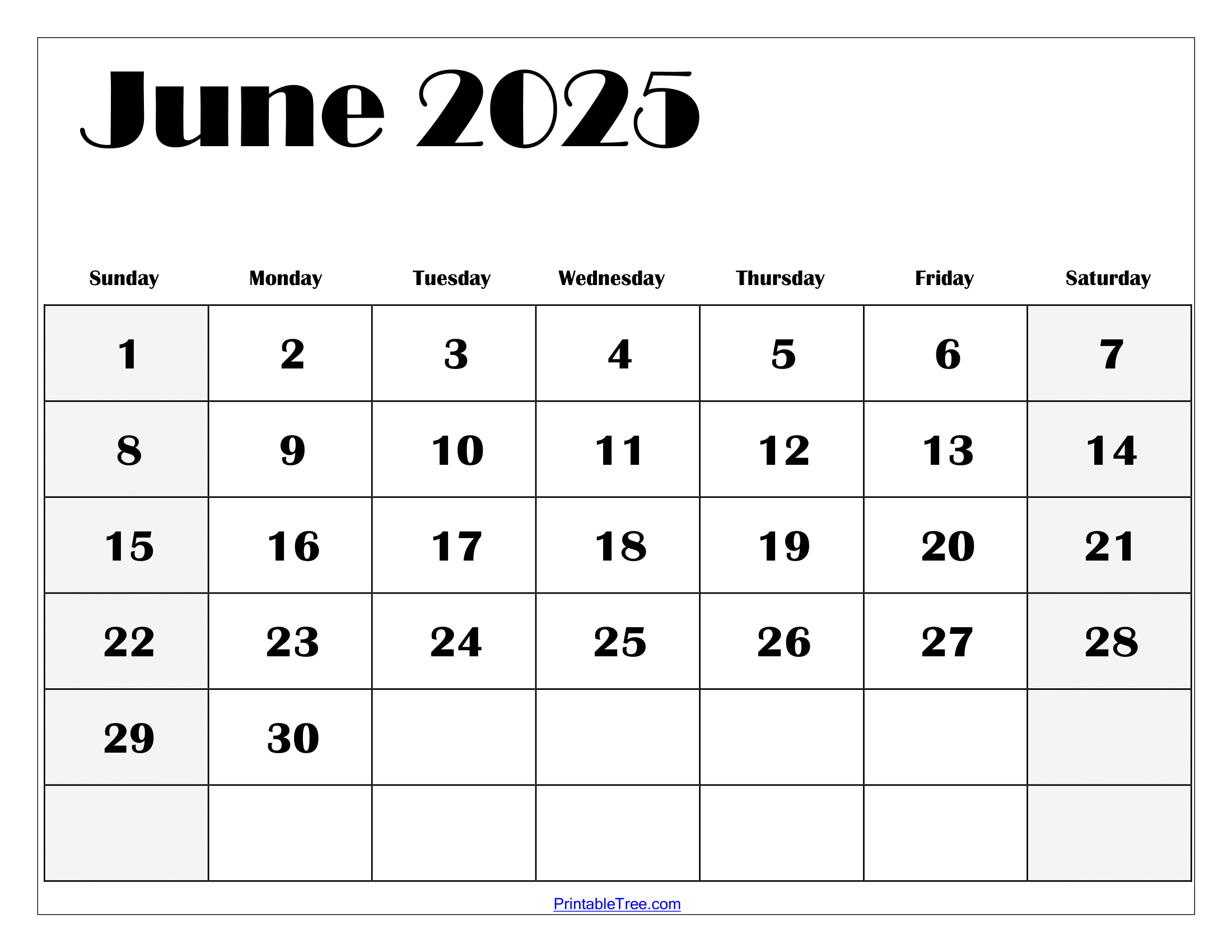 Print Calendar For June And July 2025 Print Calendar For June And July 2025