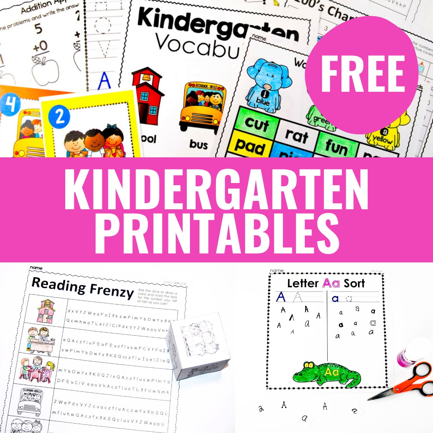 Kindergarten Printable Worksheet