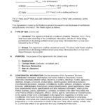 Free Non Disclosure Agreement NDA Templates 21 PDF Word EForms