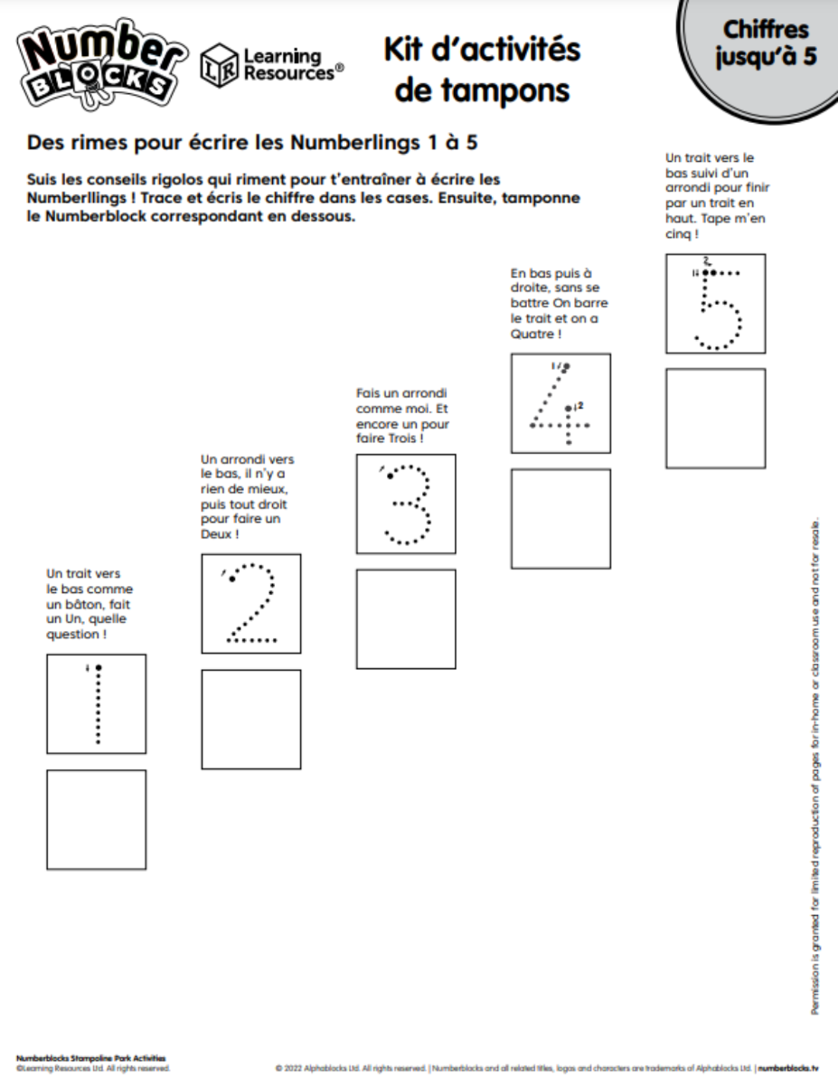 Free Numberblocks Activities For Kids Free Activity Sheets