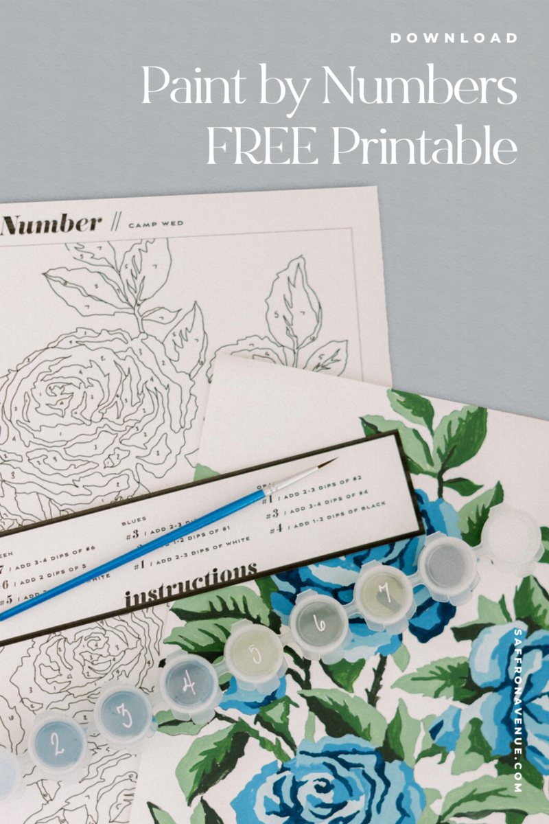 Free Printable Paint By Number Templates