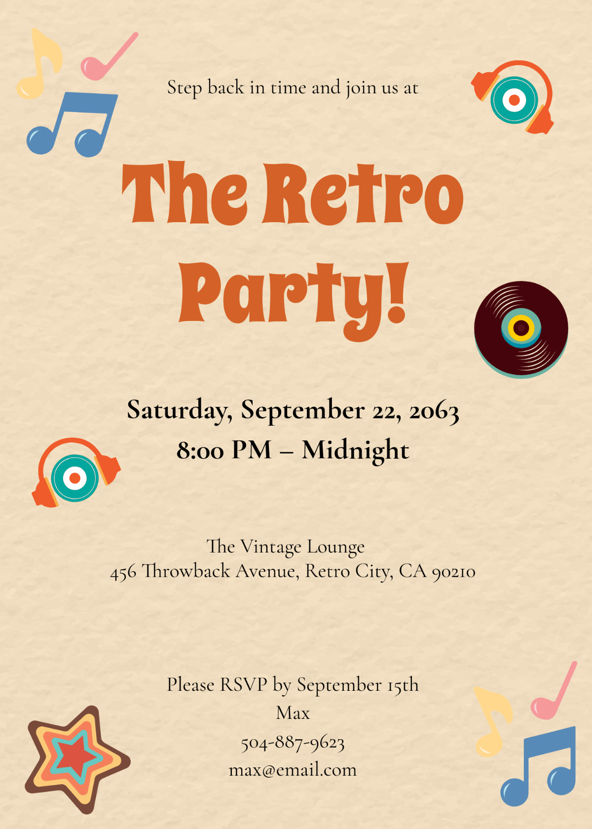 Free Party Invitation Templates Editable And Printable