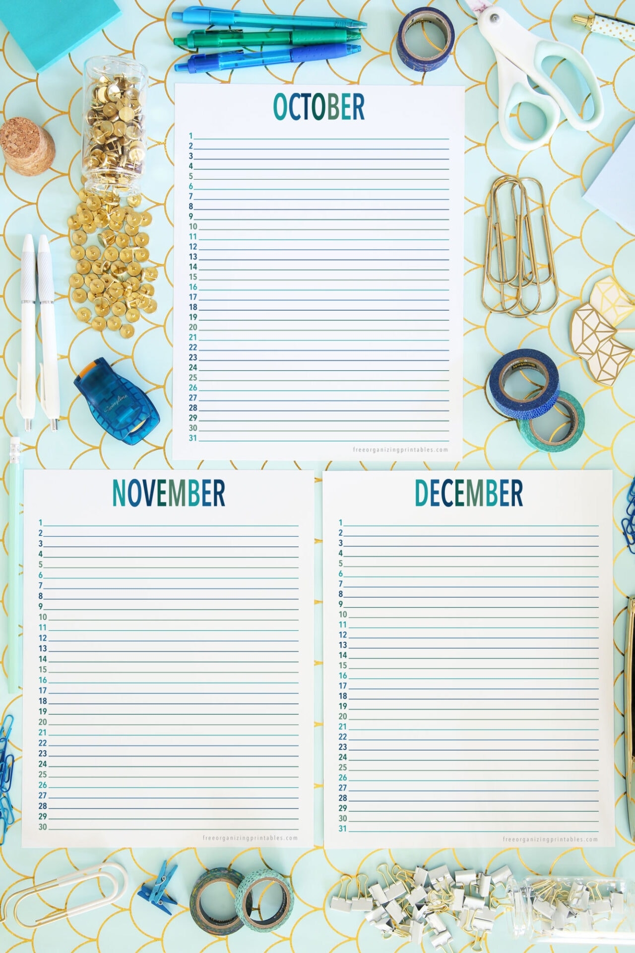 Perpetual Calendar Printable Pdf
