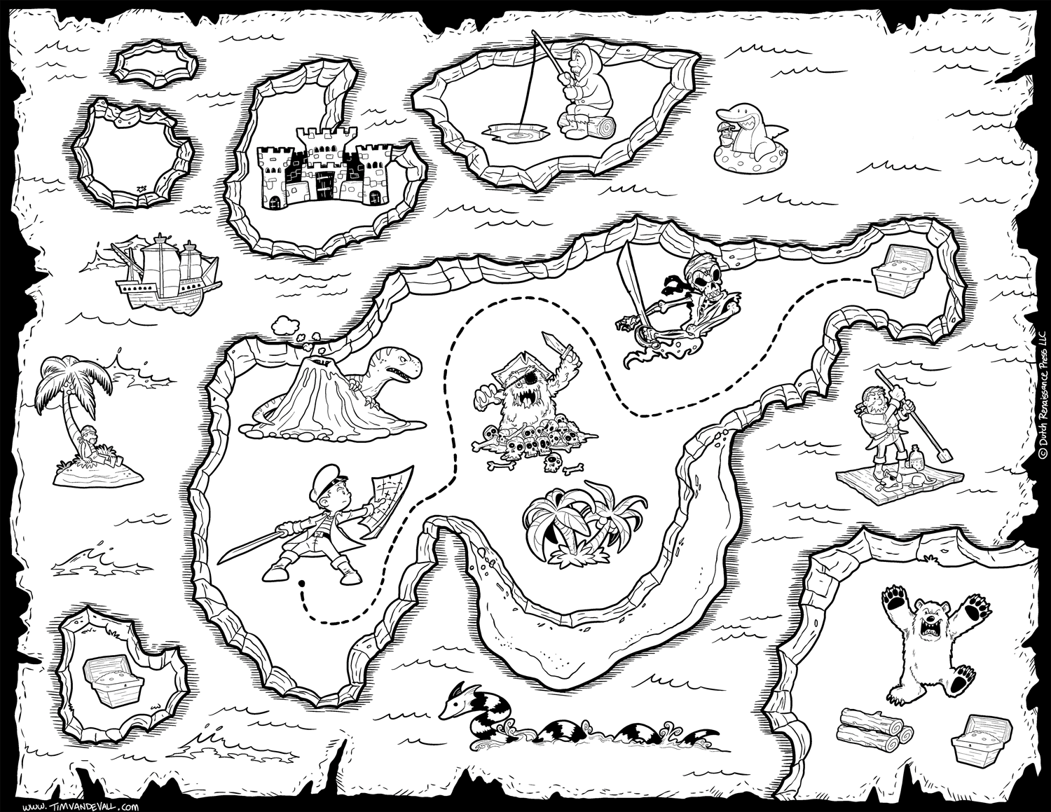 Free Pirate Treasure Maps For A Pirate Birthday Party Treasure Hunt