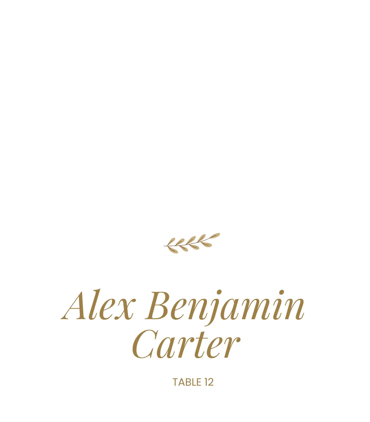 Free Place Card Templates Editable And Printable