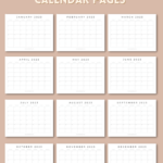 Free Printable 2023 Calendar Templates All 12 Months 