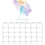 Free Printable 2025 Princess Calendar The Cottage Market