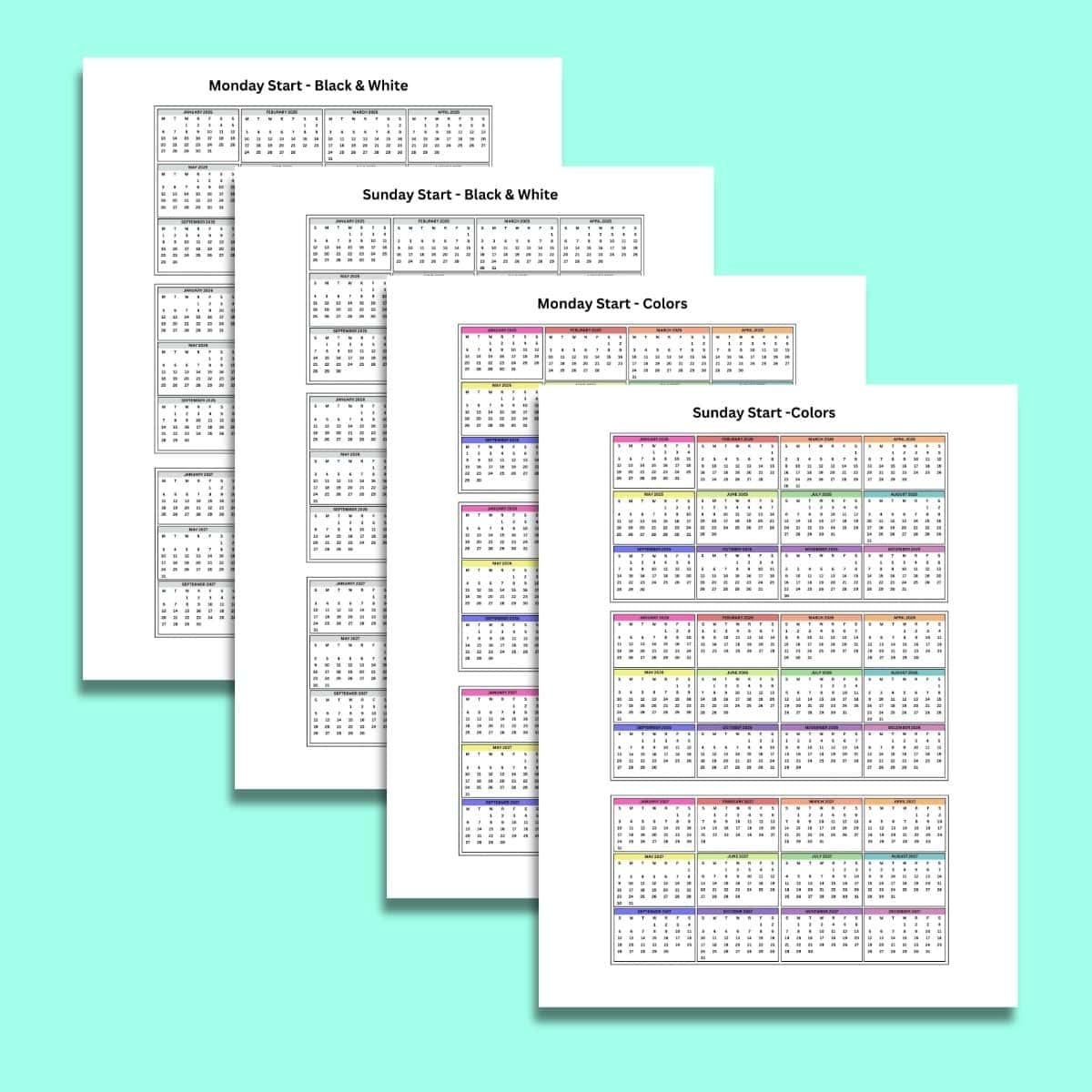 Free Printable 2026 Checkbook Calendar Free Printable 2026 Checkbook Calendar
