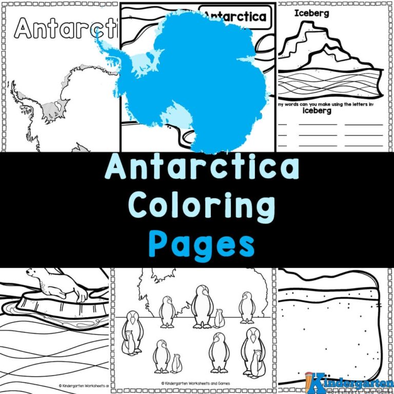 FREE Printable Antarctica Coloring Pages For Kids