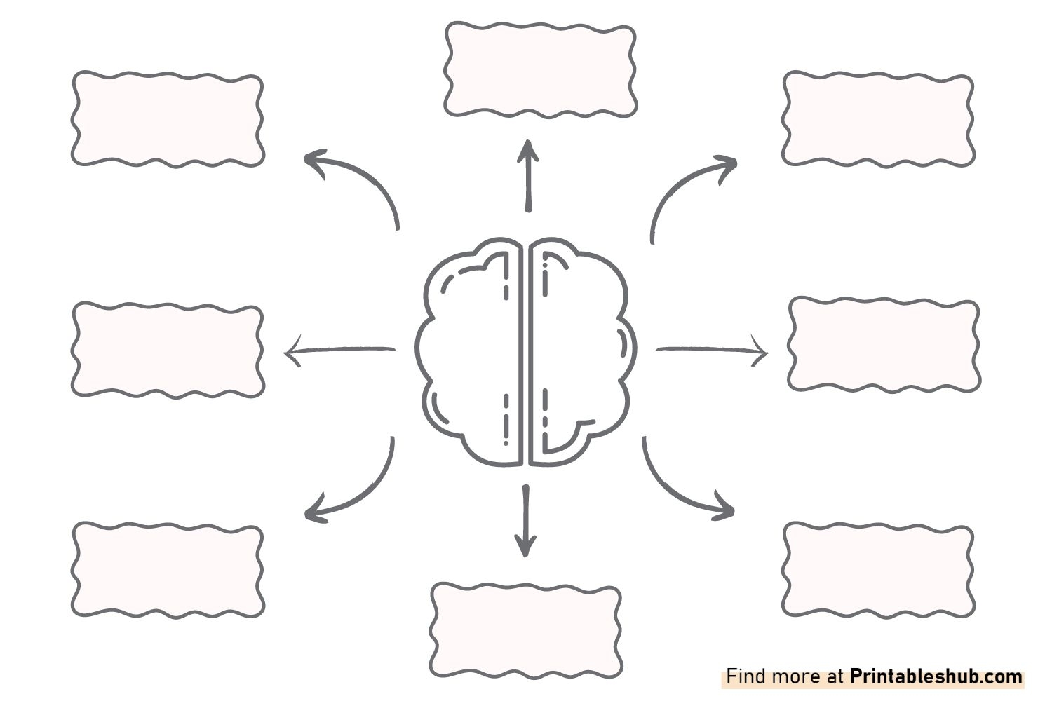 Free Printable Blank Mind Map Templates PDF Included Printables Hub Free Printable Blank Mind Map Templates PDF Included Printables Hub