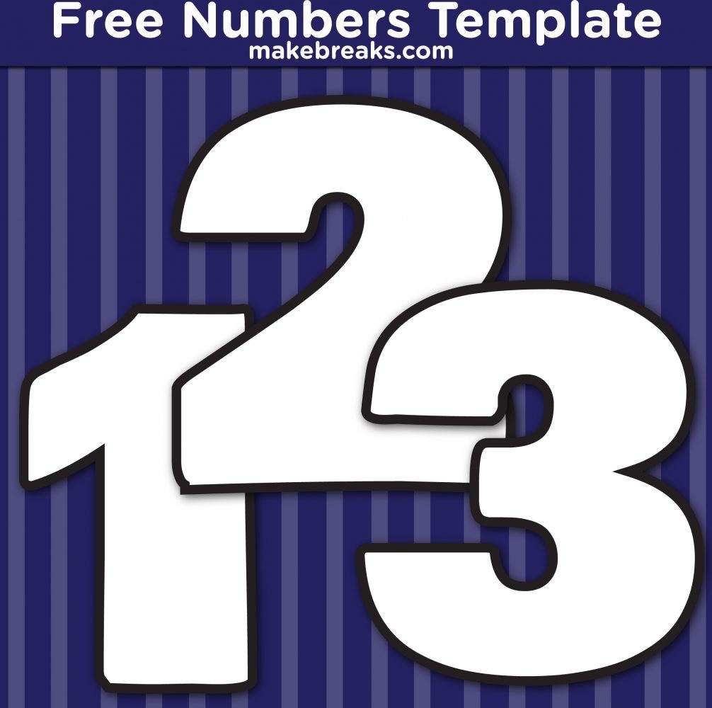 Free Printable Numbers And Letters Template Free Printable Numbers And Letters Template