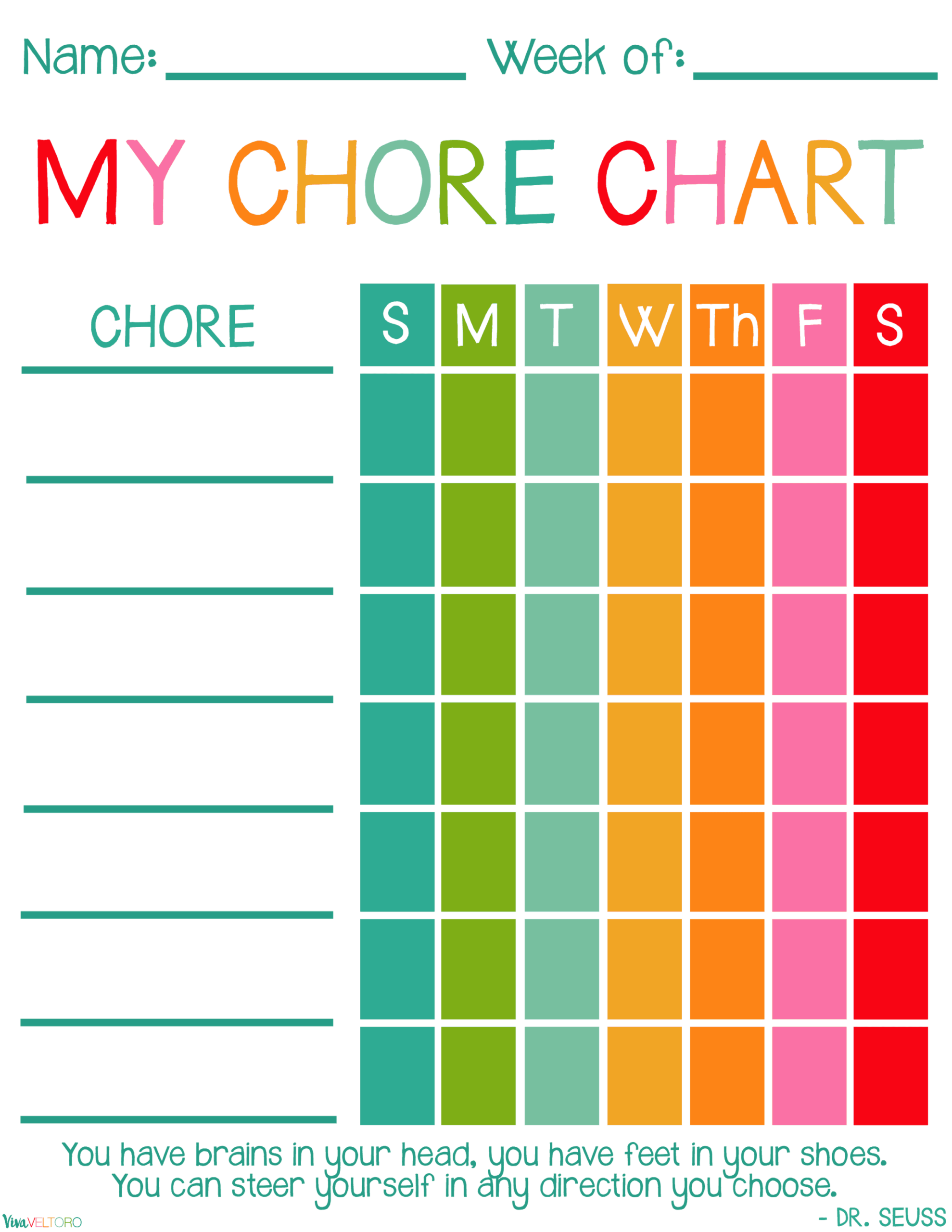 Free Printable Chore Charts For Kids Viva Veltoro Free Printable Chore Charts For Kids Viva Veltoro