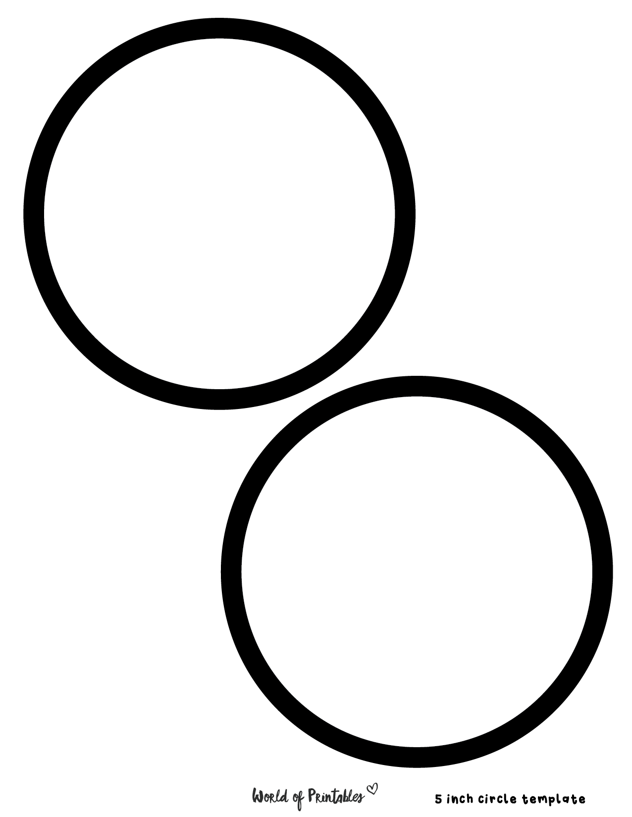 Free Printable Printable Circle Template