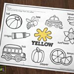 FREE Printable Color Worksheets For Kids