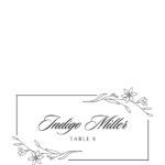 Free Printable Custom Place Card Templates Canva