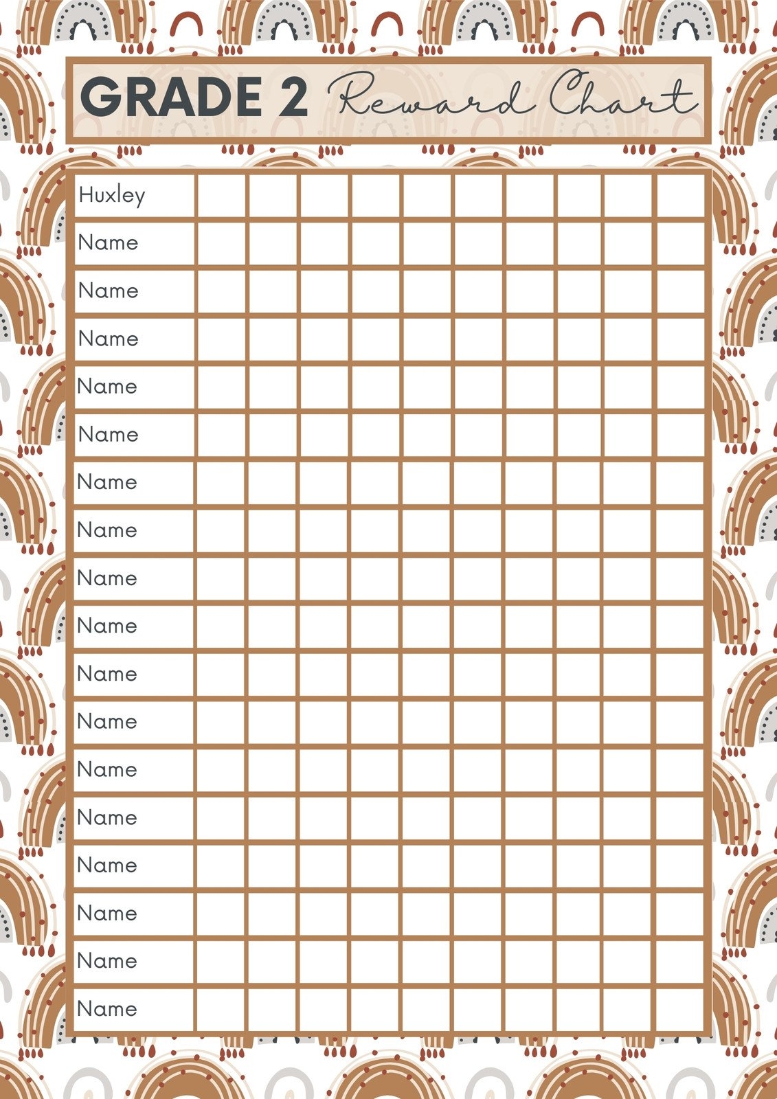Free Printable Sticker Reward Charts