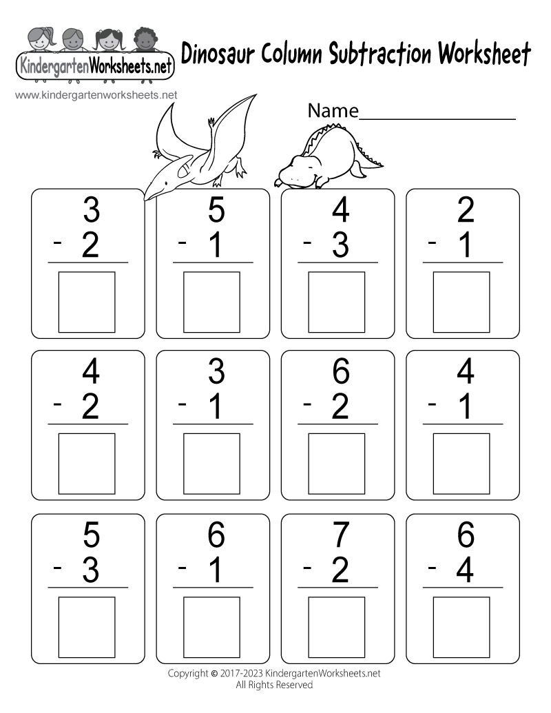 Printable Subtraction Sheets