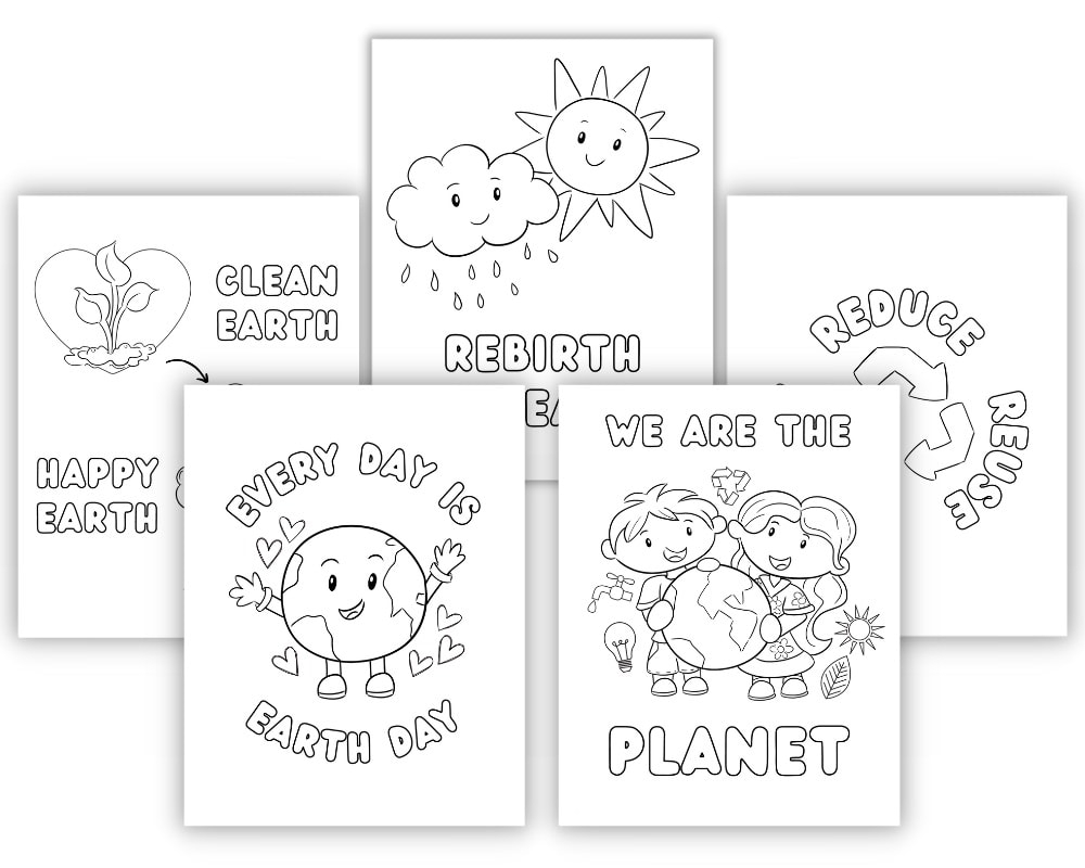 Printable Earth Day Coloring Sheet Printable Earth Day Coloring Sheet