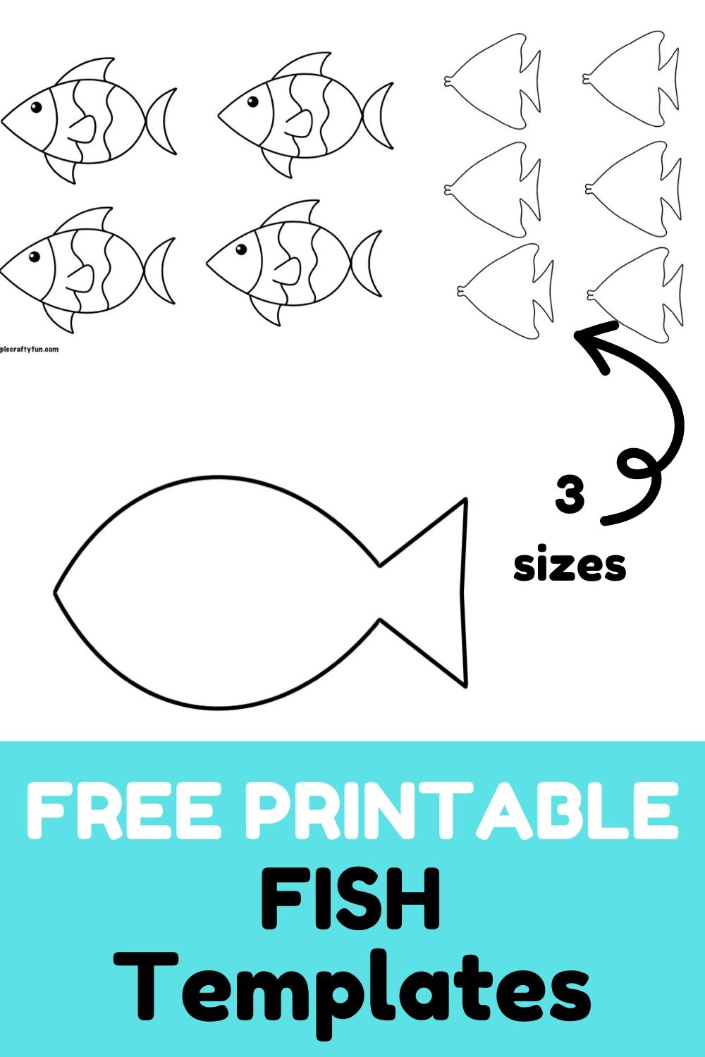 Free Printable Small Fish Template