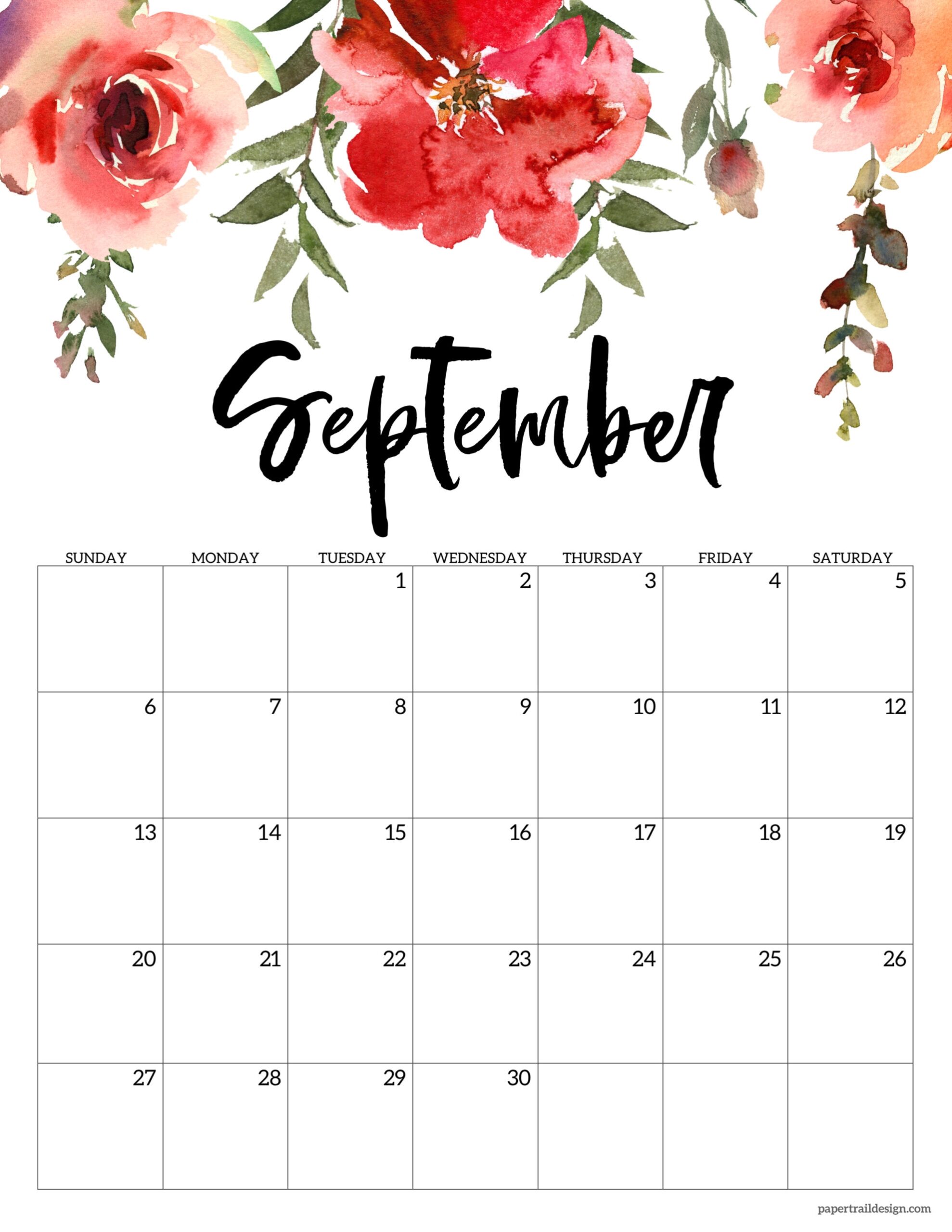 Free Printable September 2026 Calendar Free Printable September 2026 Calendar