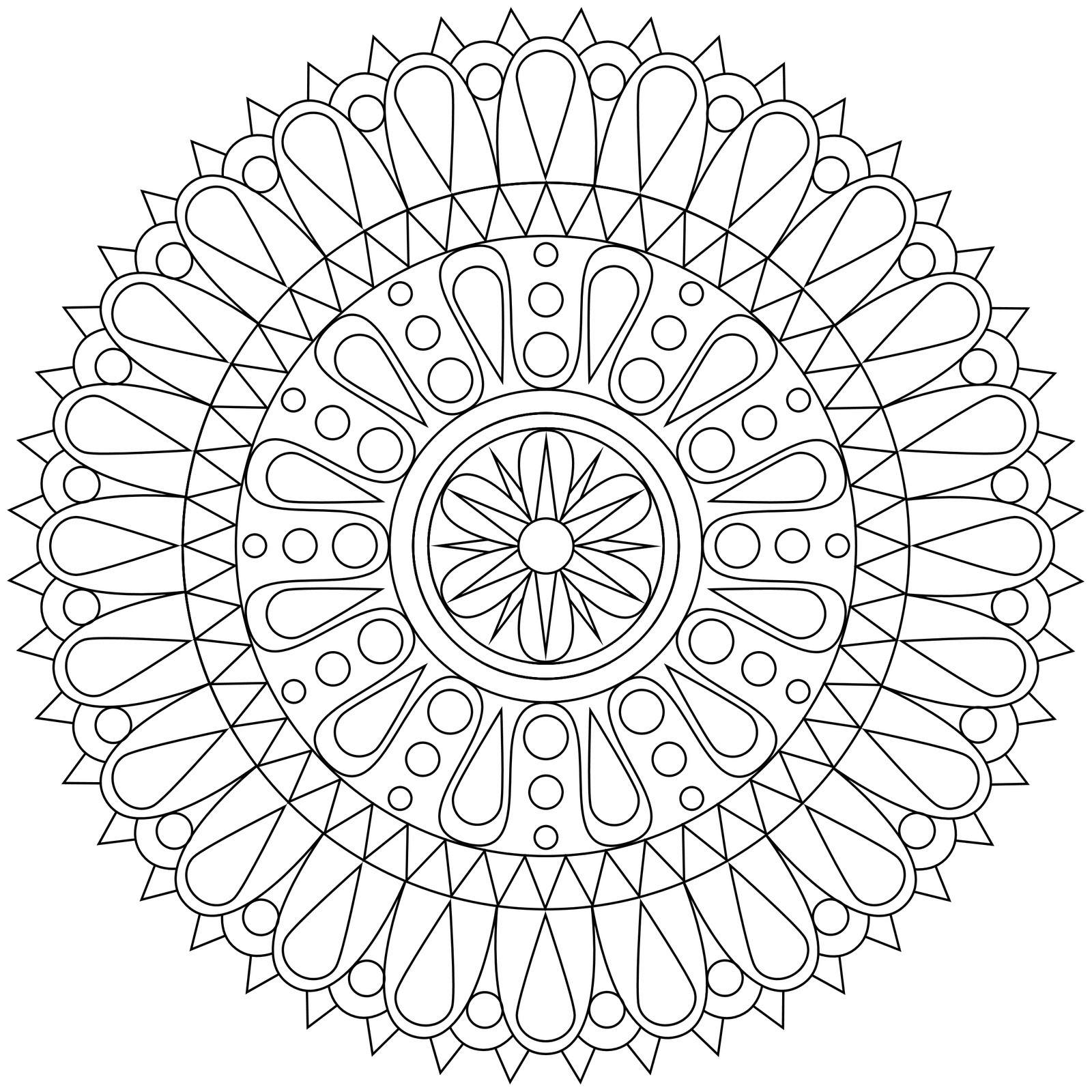 Printable Geometric Coloring Sheets Printable Geometric Coloring Sheets