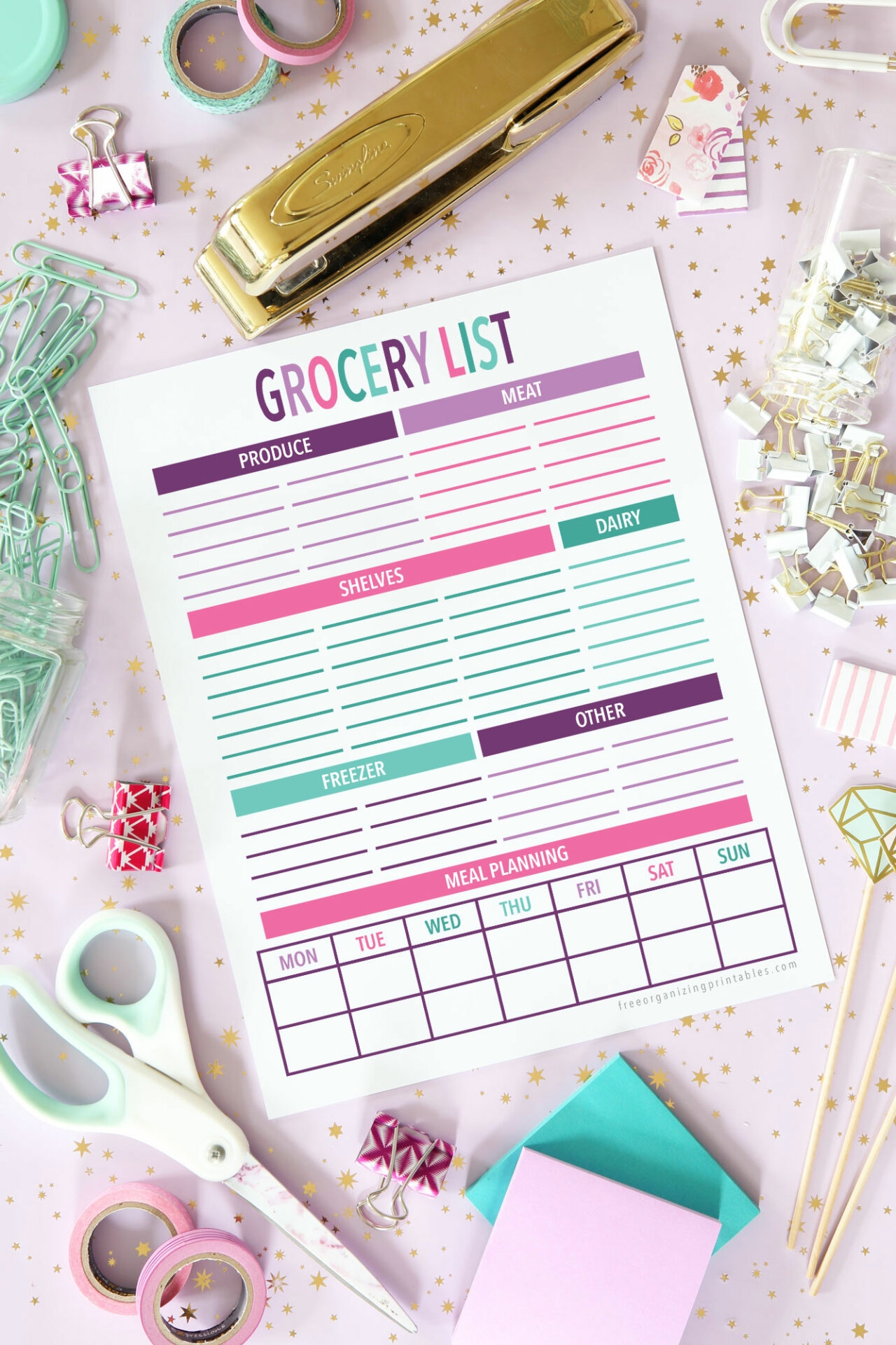 Free Printable Shopping Lists Template