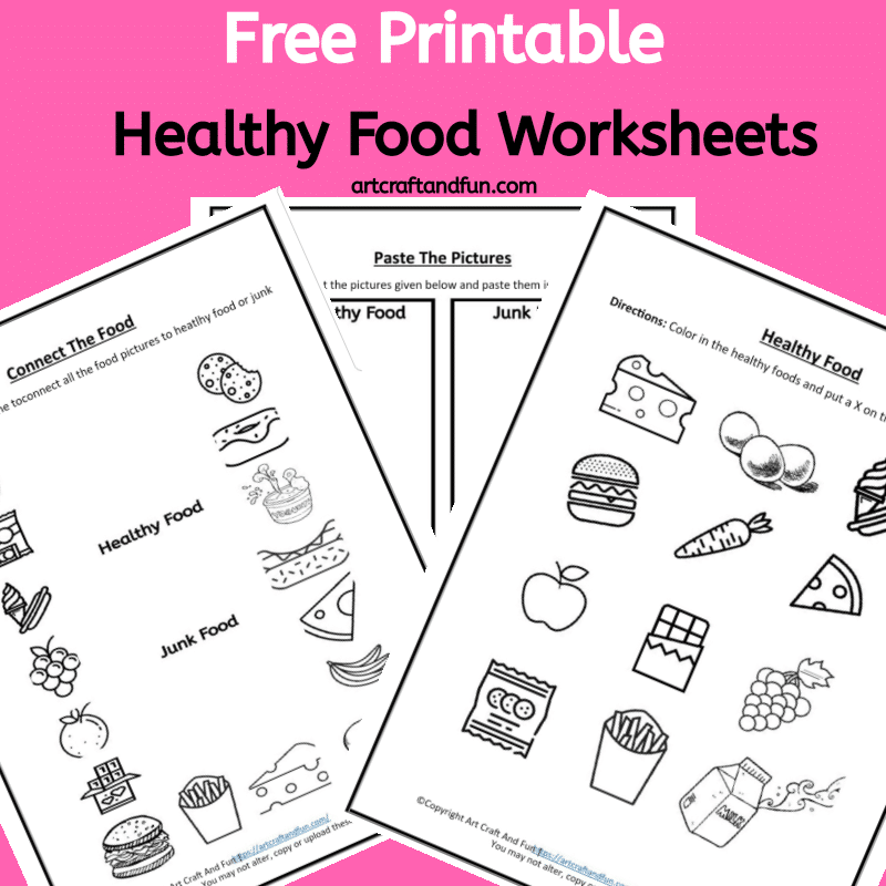 Free Printable Healthy Eating Worksheets Pdf