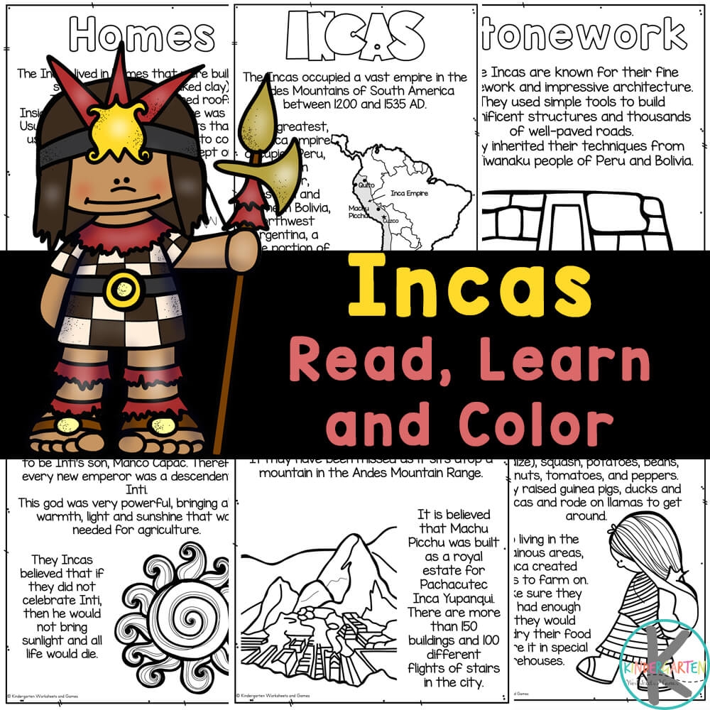 FREE Printable Inca Coloring Pages For Kids