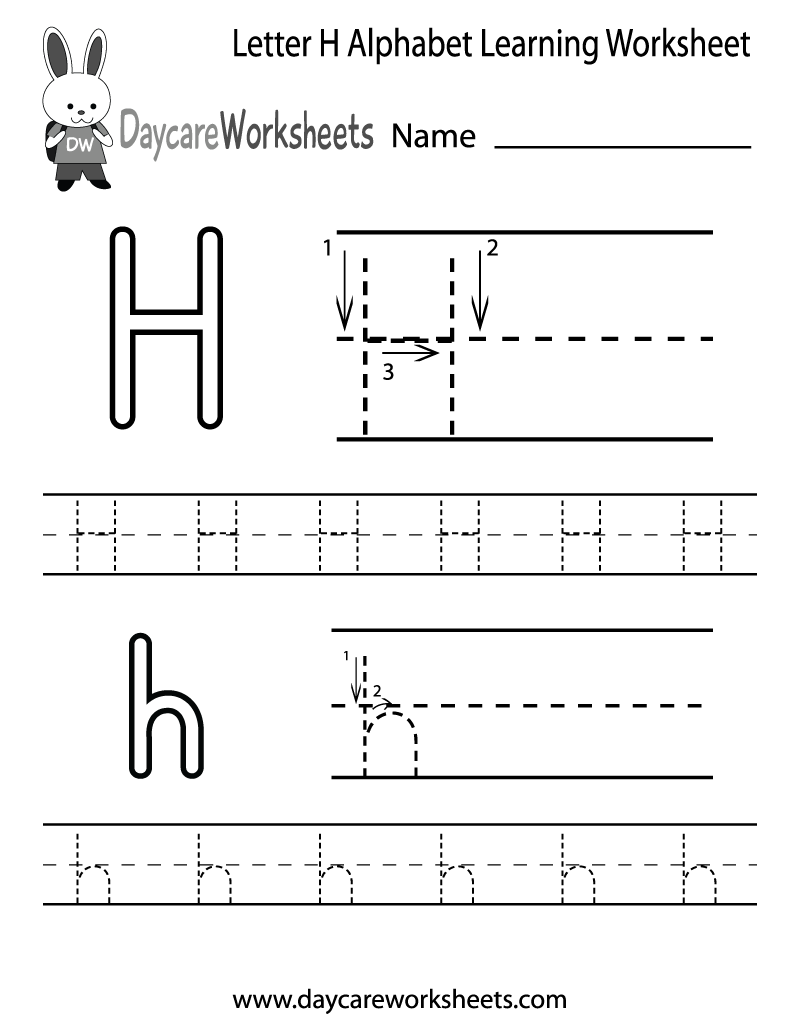 Free Printable Letter H Worksheets Free Printable Letter H Worksheets