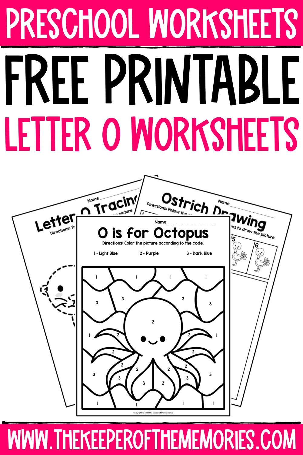 Free Printable Letter O Worksheets