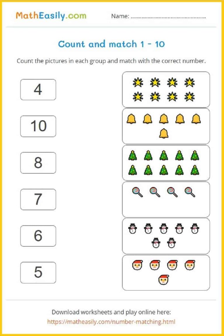 FREE Printable Math Games For Kids PDF