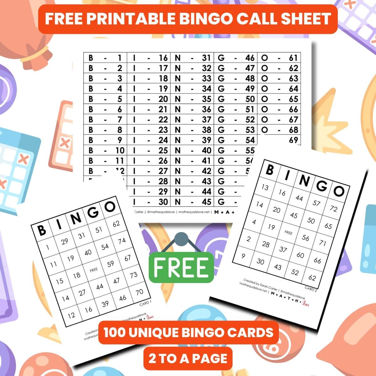 Printable Bingo Sheets 1 75 Printable Bingo Sheets 1 75