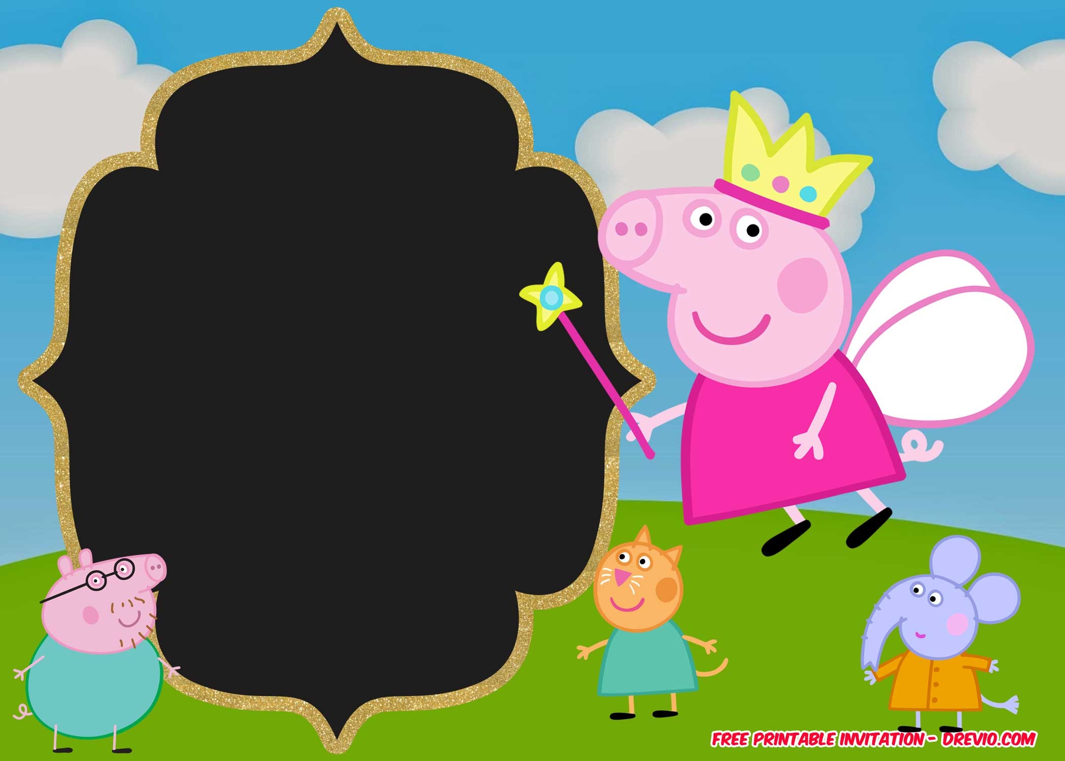 Free Printable Peppa Pig Template Free Printable Peppa Pig Template