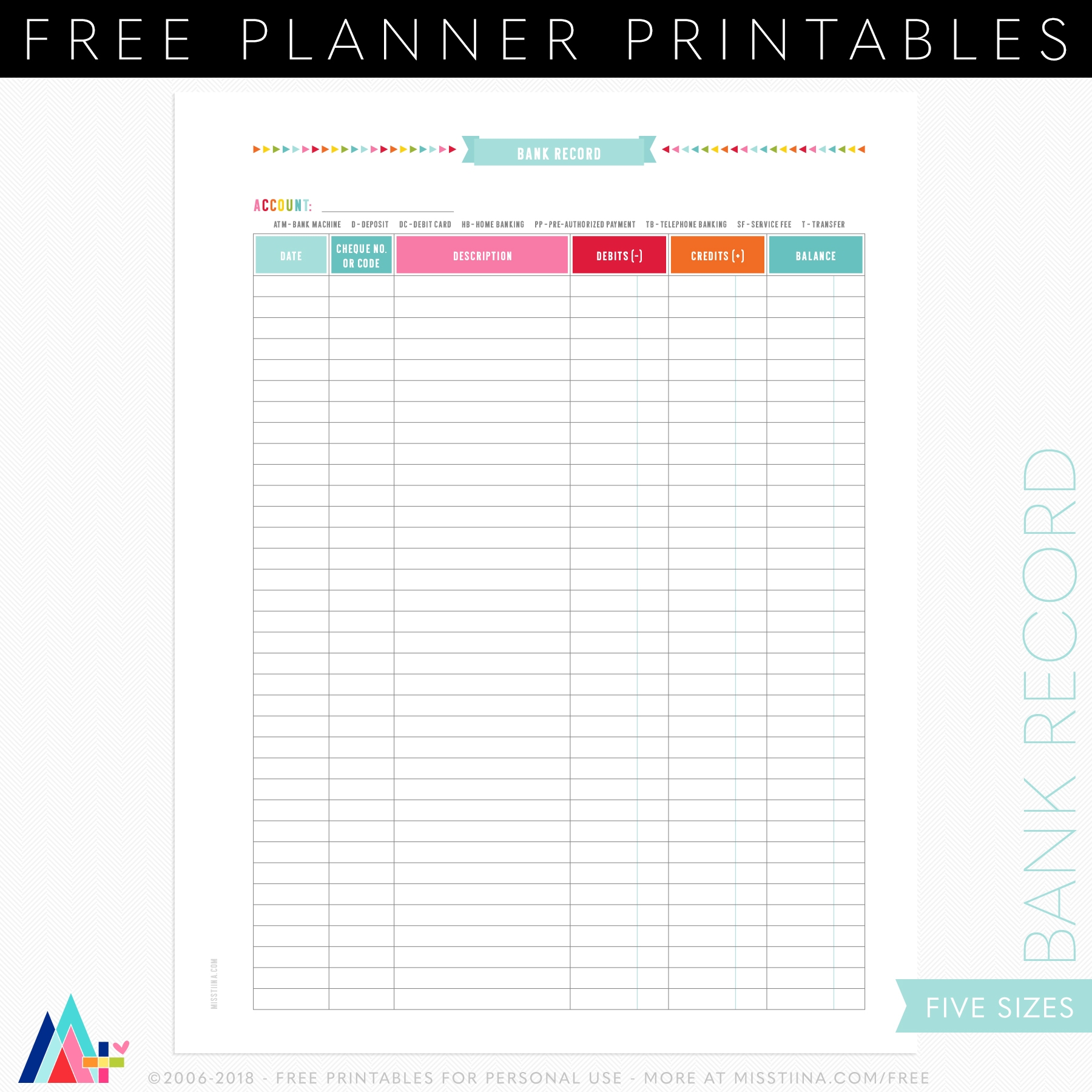 FREE PRINTABLE PLANNER PAGES Miss Tiina Tina Raparanta