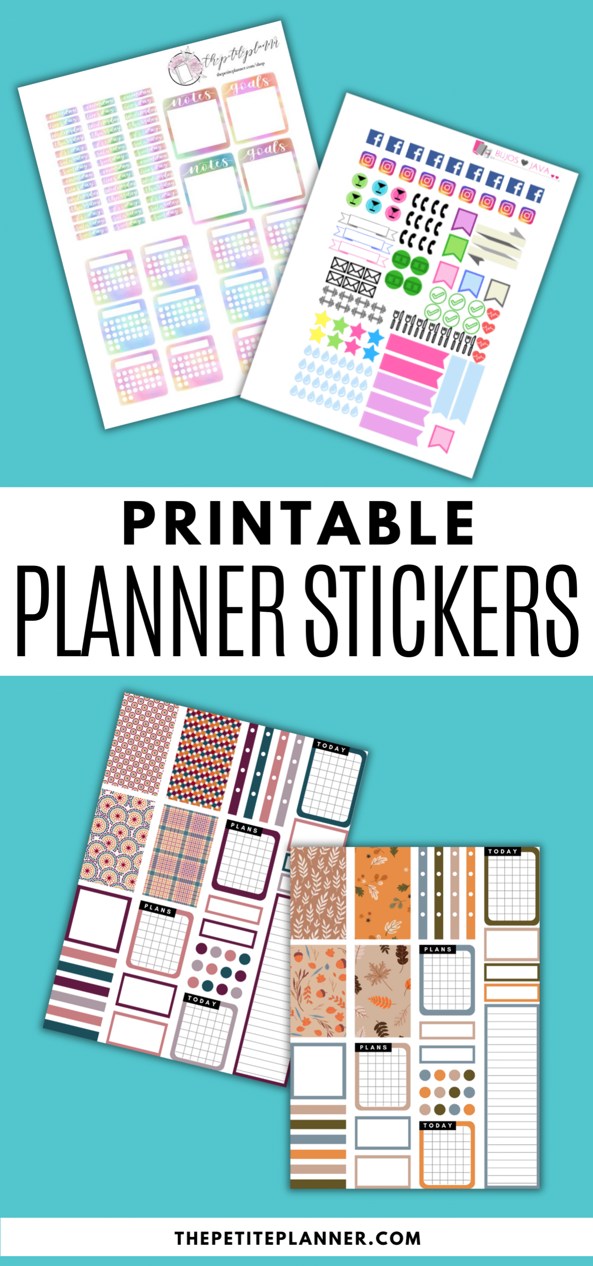 FREE Printable Planner Stickers Learn How To Print Cut 