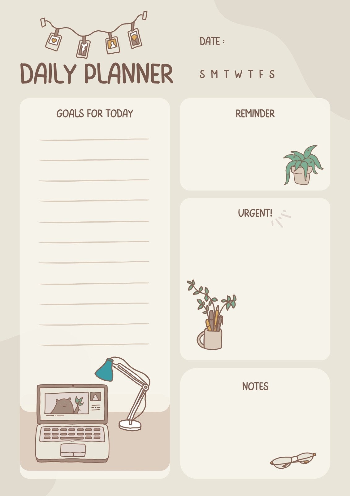 Free Printable Planner Templates To Customize Canva
