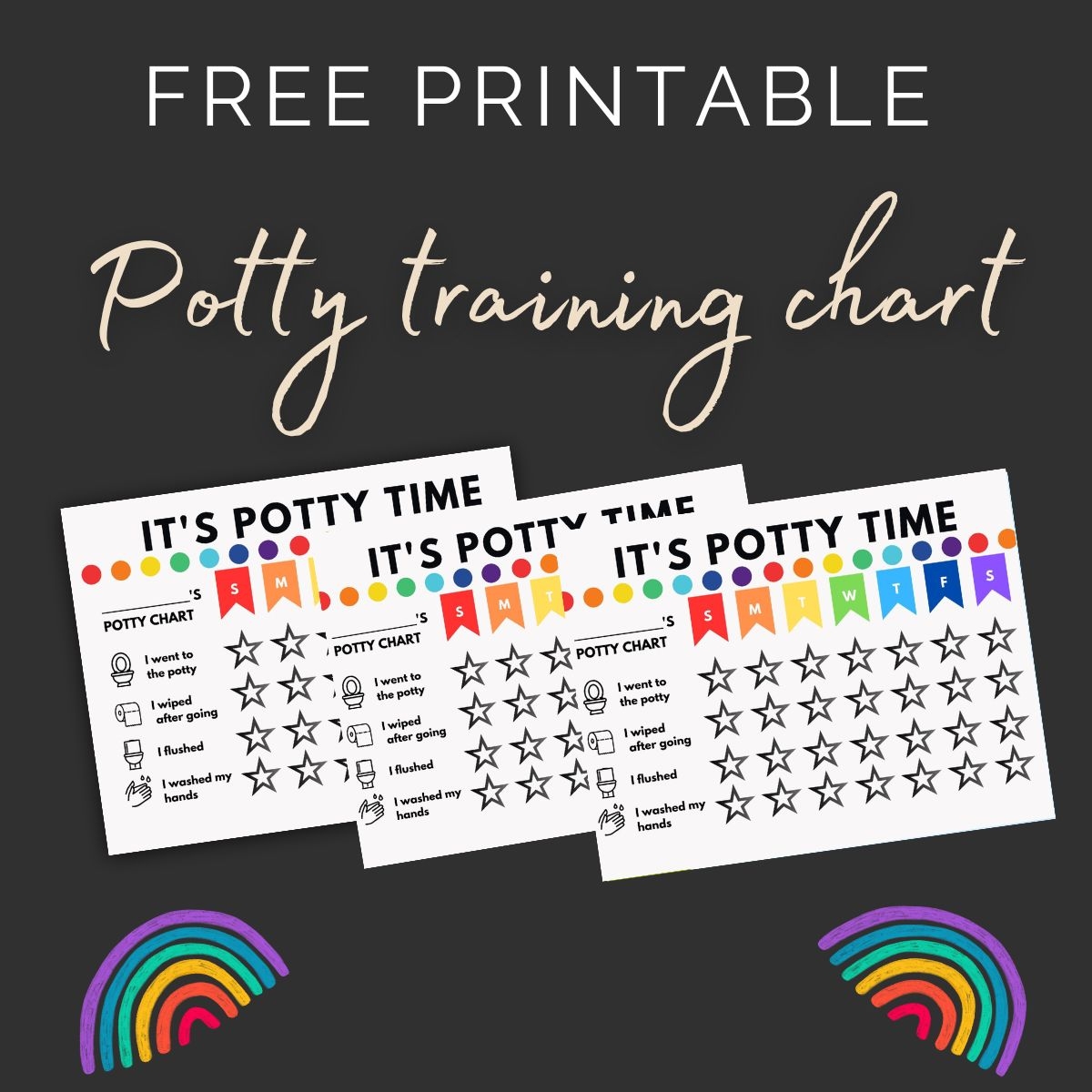 Printable Potty Training Sticker Chart