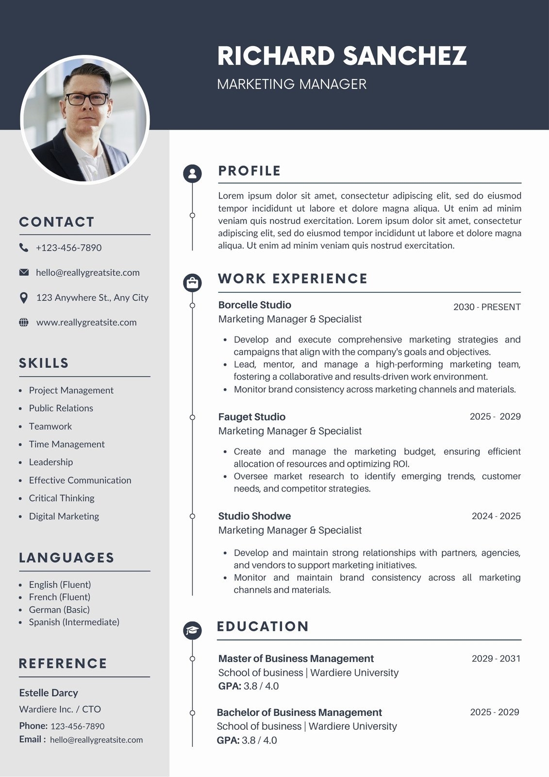Free Printable Resume Templates You Can Customize Canva